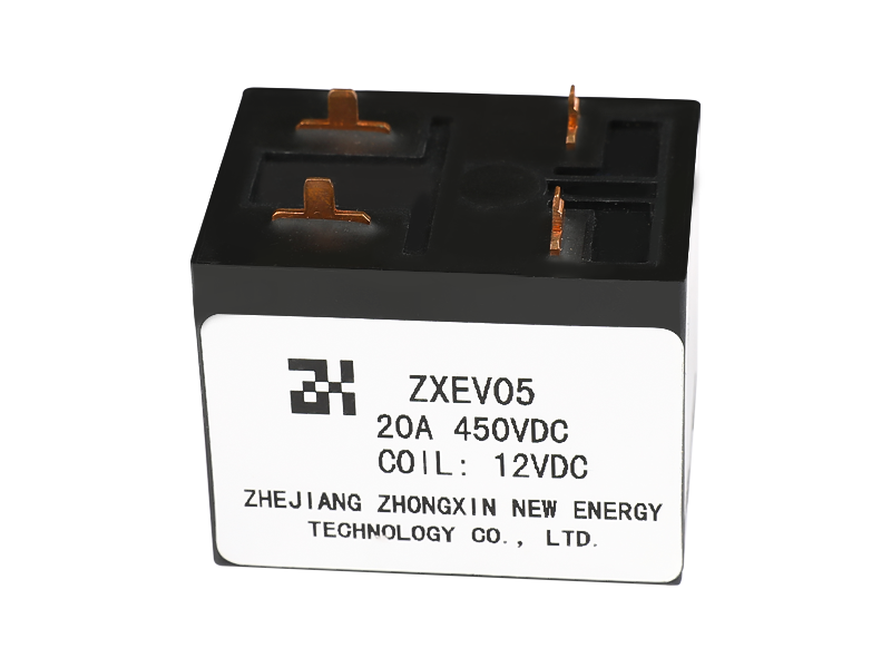 ZXEV05-20A Relay Kontaktor DC Otomotif 450VDC Tekanan Sedang